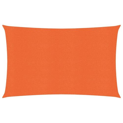 Solsejl 2x4,5 m 160 g/m² HDPE orange
