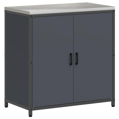 Køkken Opbevarings Sæt 3 stk Antracitgrå 210 x 50 x 92 cm