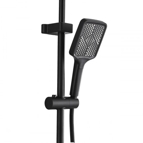 Fontastock brusesøjle - sort, rustfrit stål og ABS