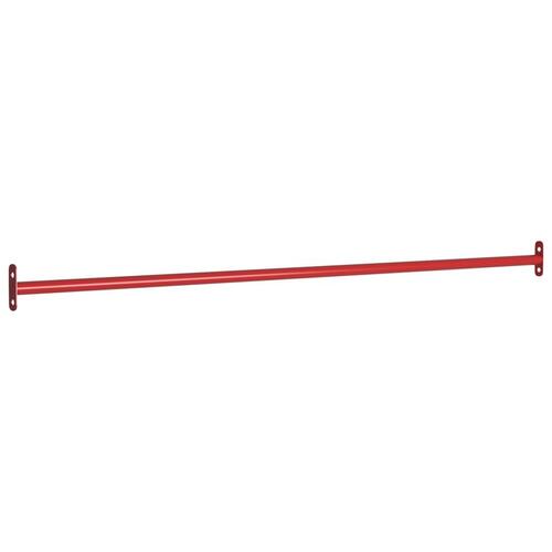Kolbøttestang 2 stk. 125 cm stål rød