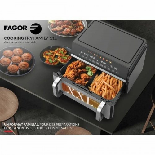 Fagor Airfryer FG10AF 11 l - sort frituregryde uden olie