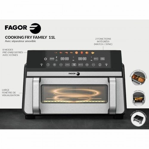 Fagor Airfryer FG10AF 11 l - sort frituregryde uden olie