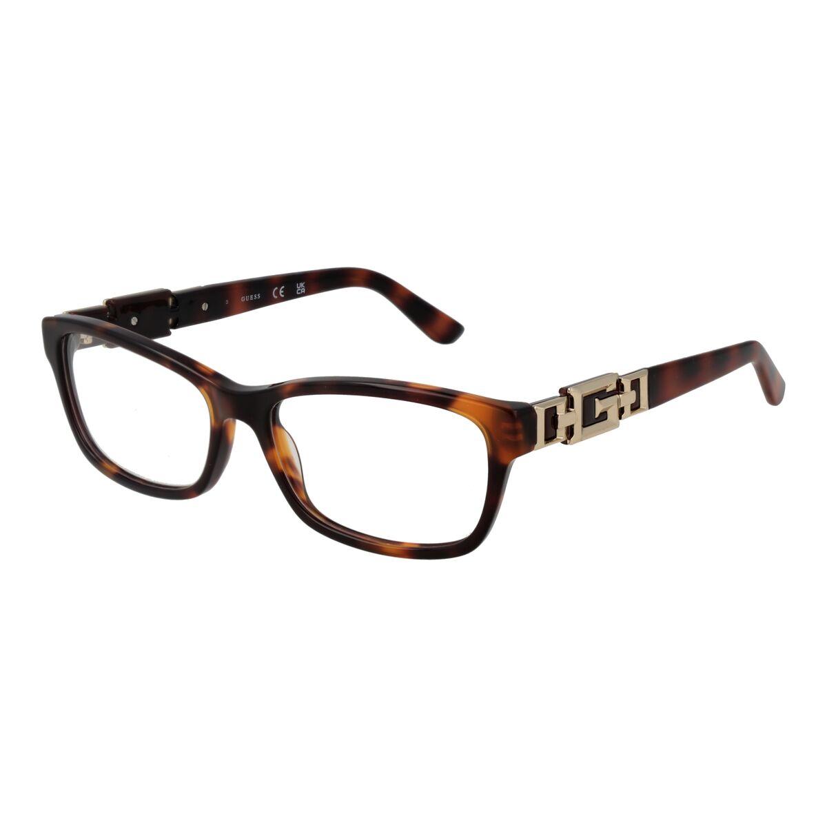 Guess GU2986 55052 - dame brillestel i brunskildpadde