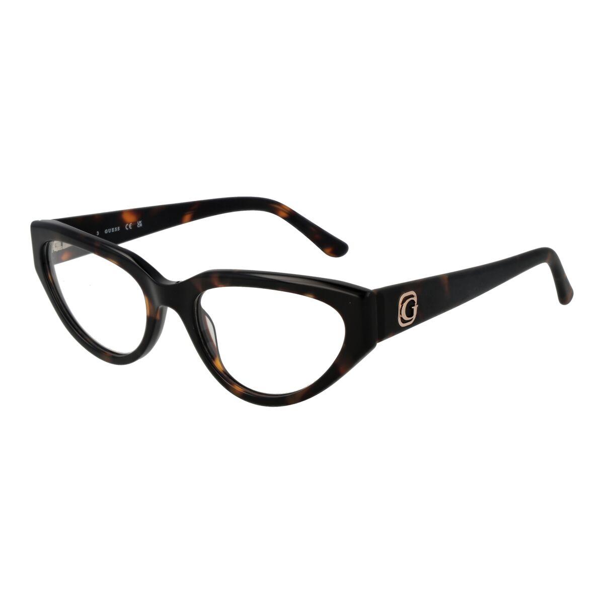 Guess GU50113 53052 brillestel - dame, cat-eye, brunmeleret
