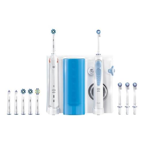 Elektrisk tandbørste + Oral Fugter Oral-B Smart 5000 + Oxyjet Bluetooth (OUTLET A)