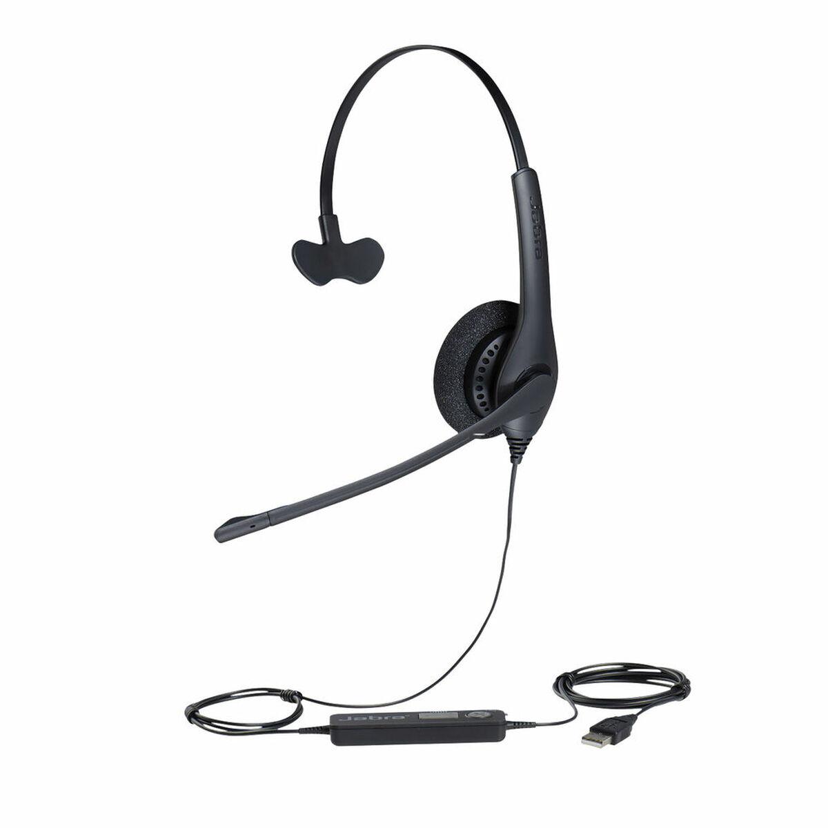 Headset med mikrofon Jabra - USB, Bluetooth, sort