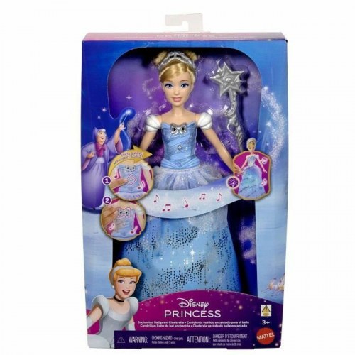Dukke - Disney Princess Askepot med tryllestav