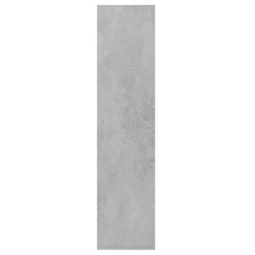 Bogskab/skænk 66 x 30 x 130 cm spånplade betongrå