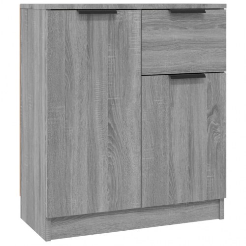 Skænke 2 stk. 60×30×70 cm i konstrueret træ - grå sonoma-eg