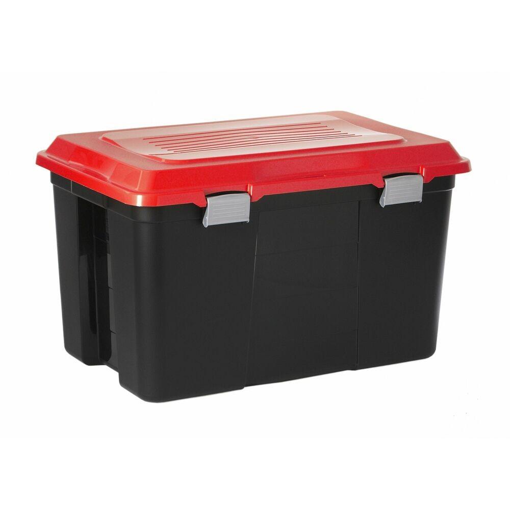 Opbevaringsboks med låg Plastik (100 L) (OUTLET C)