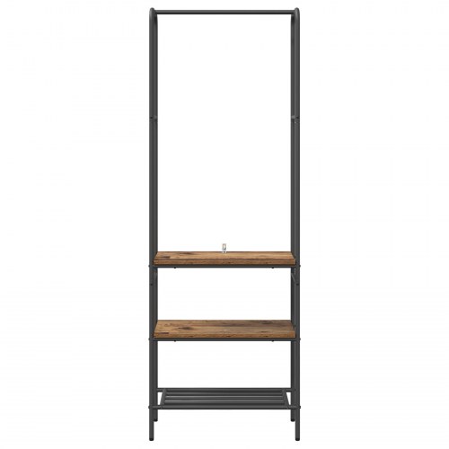 Tøjstativ med hylder Andet Gammelt træ 60 x 30 x 171 cm