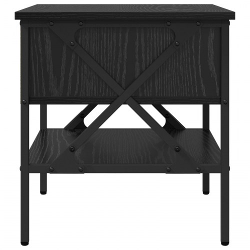 Sengeborde 2 stk. - sort eg 40 x 42 x 45 cm