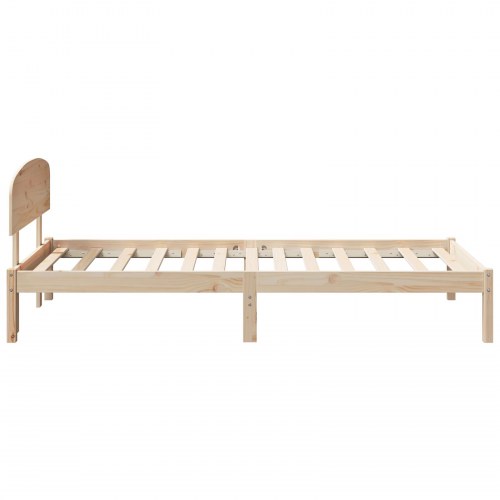 Sengestel i massiv fyrretræ 100 x 200 cm - naturfarvet
