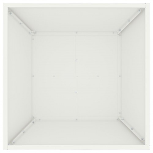 Have Skål Krukke Hvid 50 x 50 x 15 cm Stål