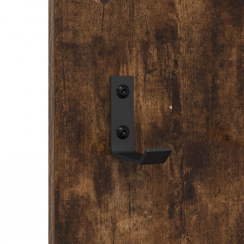 Vægmonteret Jakkeholder Vægmonteret Røget eg 96 x 1.5 x 90 cm
