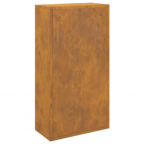 Pakke drop boks med opbevaring Brun 44 x 22 x 82 cm Stål