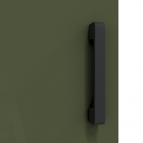 Køkken opbevaringsskab med hylde med opbevaring Olivengrøn Stål