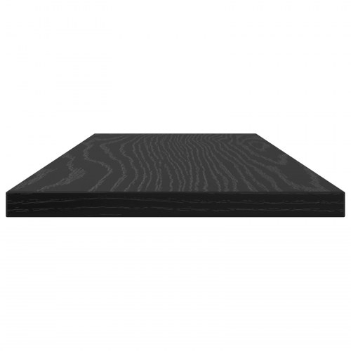 Boghylder - 4 stk. sort 60 × 20 × 1,5 cm i konstrueret træ