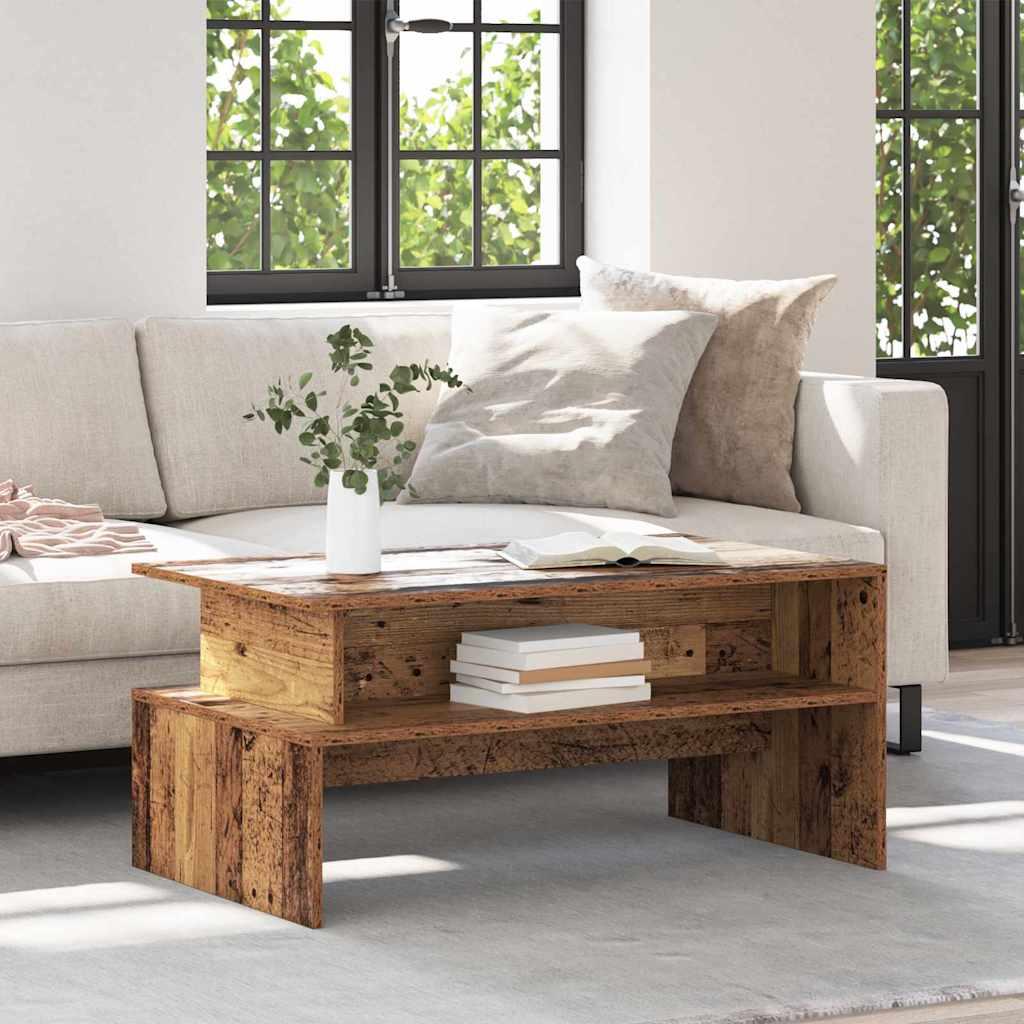 Sofabord Gammelt træ 90 x 55 x 42.5 cm Konstrueret træ