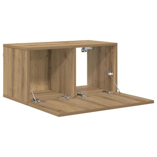 TV Skab Sæt Artisan Egetræ MDF Medium TV Skab Rektangulær
