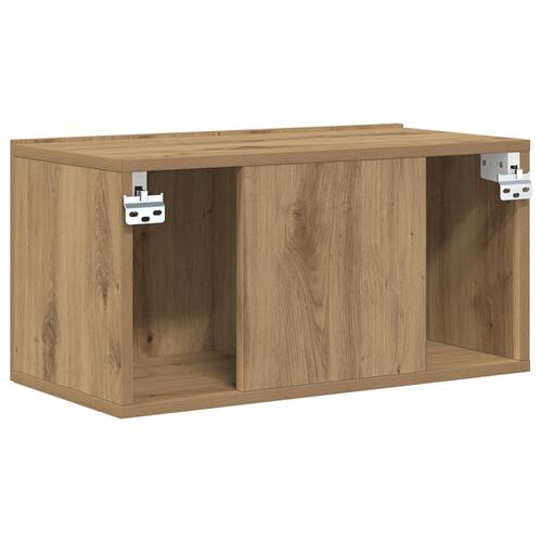 TV Skab Sæt Artisan Egetræ MDF Medium TV Skab Rektangulær