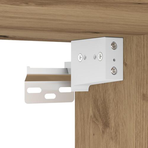 TV Skab Sæt Artisan Egetræ MDF Medium TV Skab Rektangulær