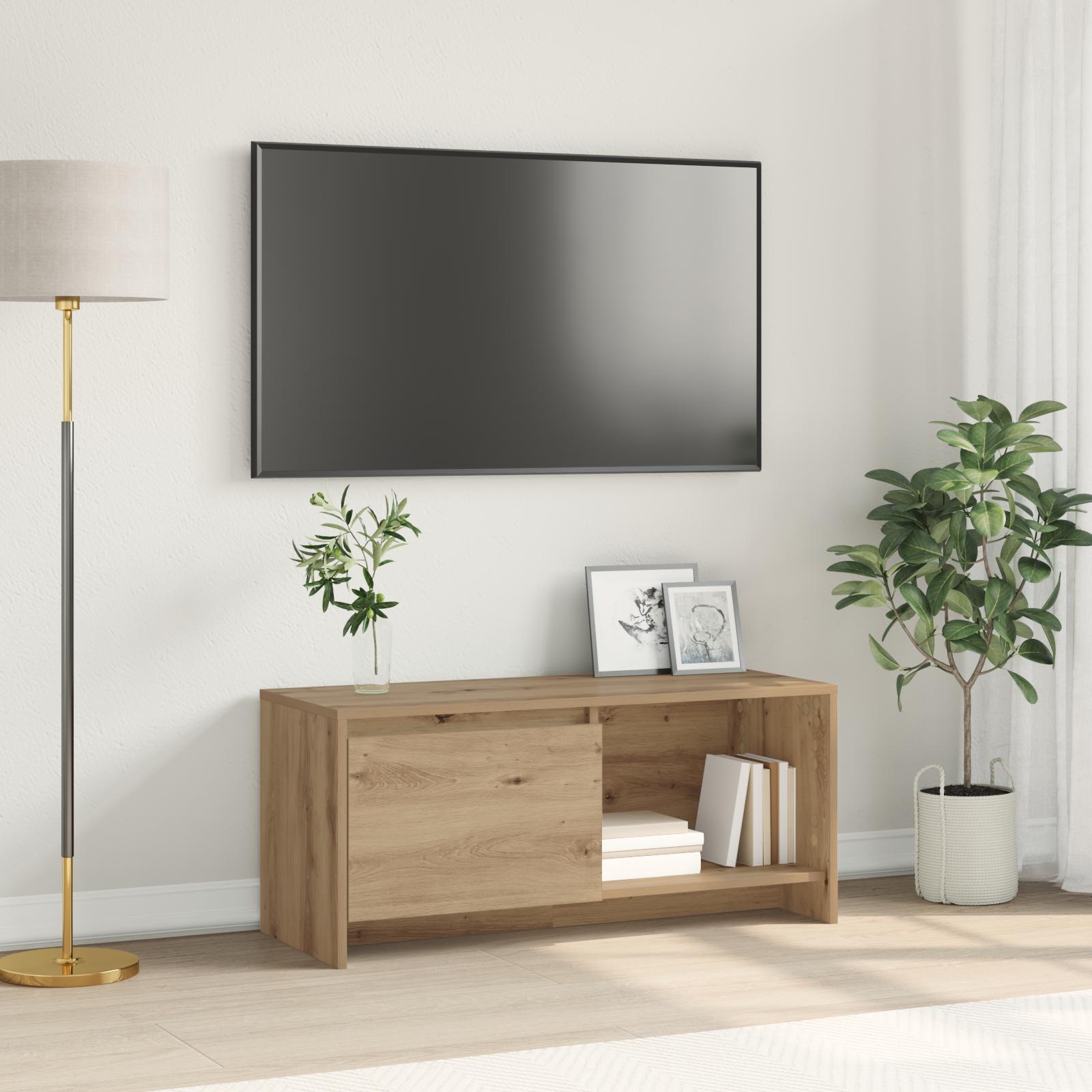 TV-bord artisan eg 90 x 35 x 40 cm Konstrueret træ