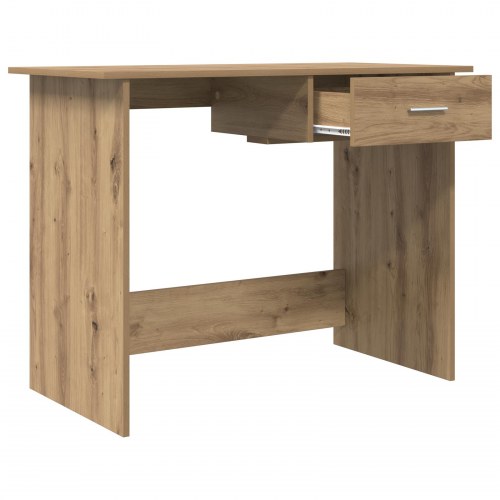 Skrivebord med 1 skuffe - Artisan egetræ, 100 x 50 x 76 cm