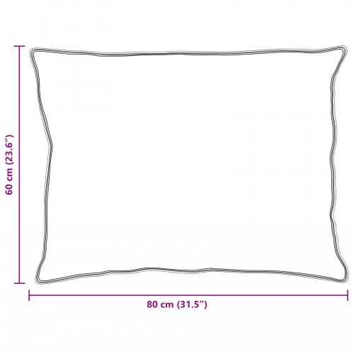 Dyne med pude 3 stk Hvid 260 x 220 cm Dun