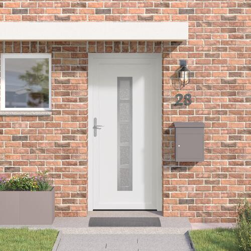 Hoveddør Hvid 98 x 208 cm PVC