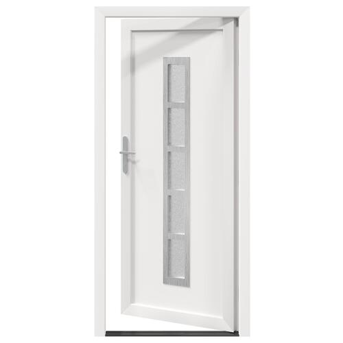 Hoveddør Hvid 98 x 208 cm PVC