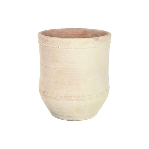 Vase - Beige, håndlavet