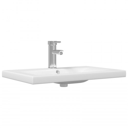Badeværelsesmøbel sæt 3 stk Sort eg 60 x 38.5 x 45 cm
