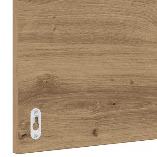 Badeværelsesmøbel sæt 3 stk Sort eg 60 x 38.5 x 45 cm
