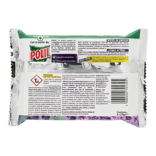 Behandling mod møl Polil Duplo Lavendel (2 uds)