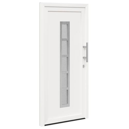 Hoveddør Hvid 88 x 200 cm PVC
