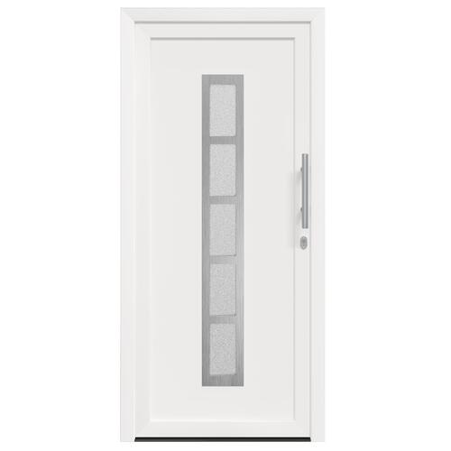Hoveddør Hvid 88 x 200 cm PVC