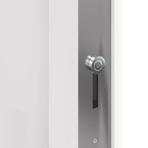 Hoveddør Hvid 88 x 200 cm PVC