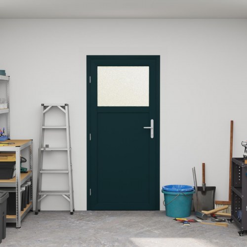 Hoveddør Antracitgrå 98 x 198 cm PVC