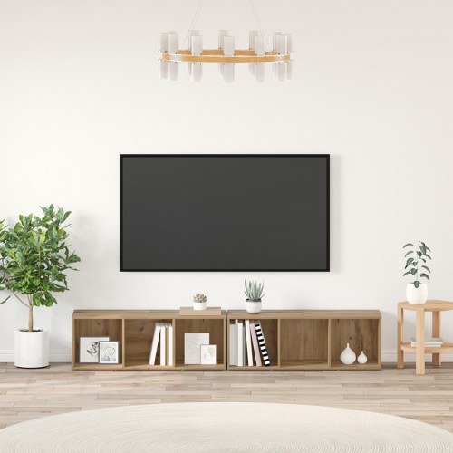 TV-møbelsæt 2 stk Artisan Egetræ 37 x 35 x 107 cm