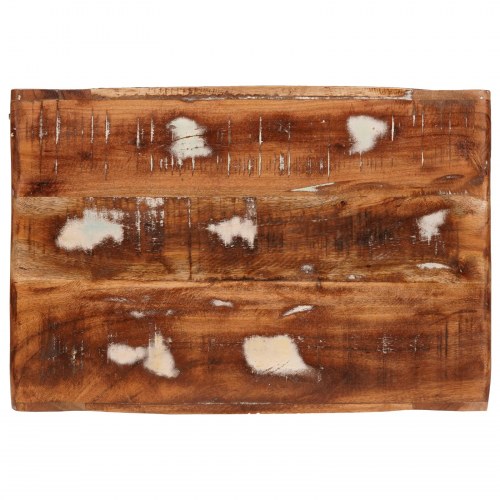 Vinfad med opbevaring Brun 44 x 30 x 35 cm Massivt genbrugs træ