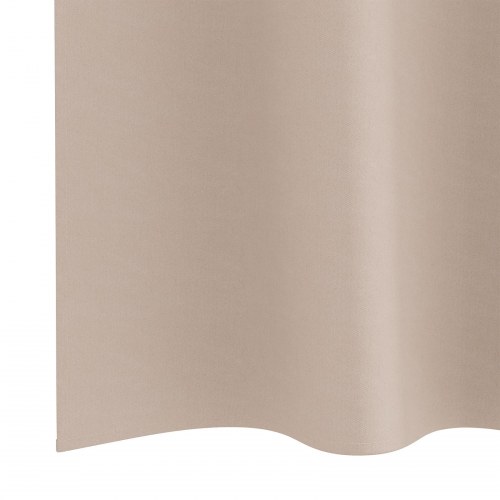 Gardiner med gardiner 2 stk Gråbrun 225 x 140 cm Polyester