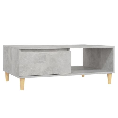 Sofabord 90x60x35 cm spånplade betongrå