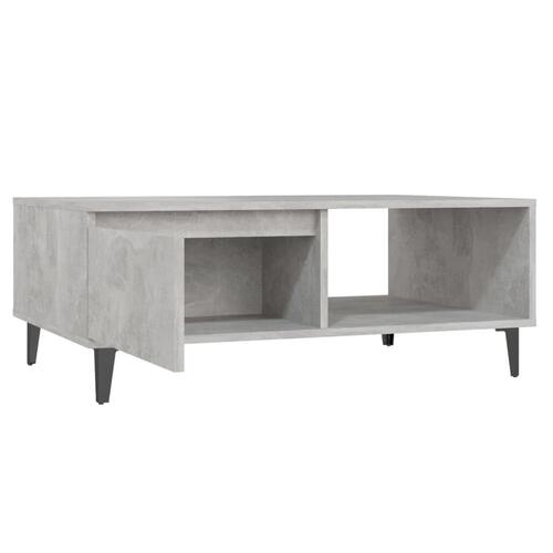 Sofabord 90x60x35 cm spånplade betongrå