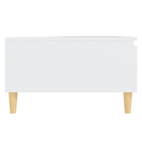 Sofabord 90x60x35 cm spånplade hvid