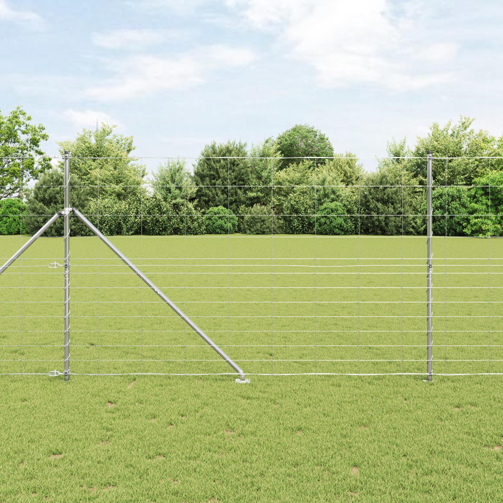 Markhegn Sølv 25 x 1.5 m Galvaniseret stål