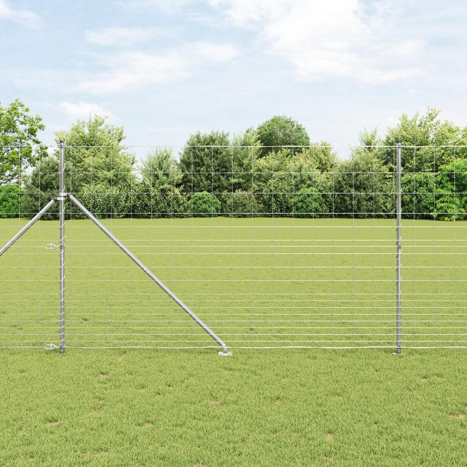 Markhegn Sølv 25 x 1.5 m Galvaniseret stål