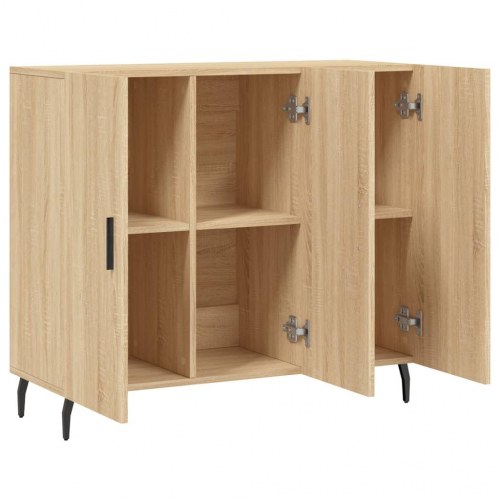 Skab 90 x 34 x 80 cm i konstrueret træ