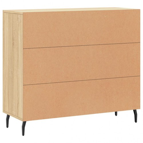 Skab 90 x 34 x 80 cm i konstrueret træ