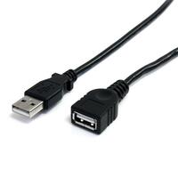 USB-kabel Startech USBEXTAA3BK USB A Sort